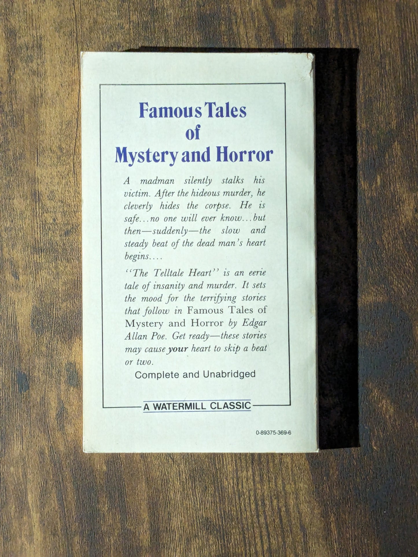 Famous Tales of Mystery and Horror (Vintage Paperback) by Edgar Allan Poe