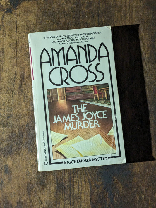 James Joyce Murder, The (Kate Fansler Mystery #2) by Amanda Cross - Vintage Paperback