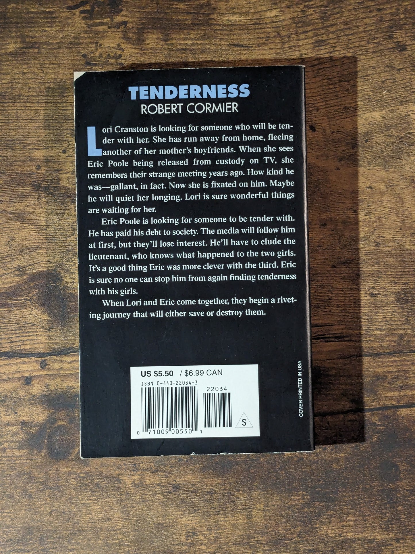 Tenderness (Vintage Paperback) by Robert Cormier