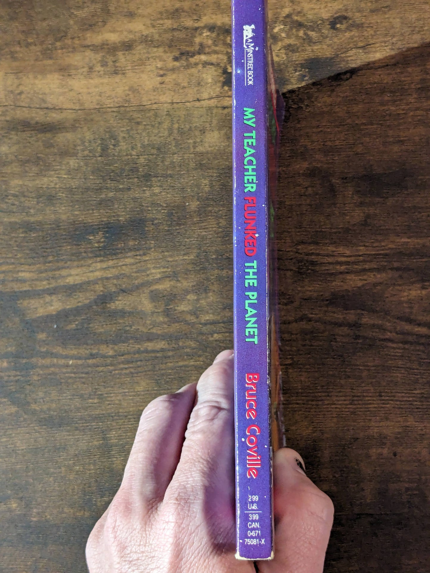 My Teacher Flunked the Planet (My Teacher is an Alien #4) by Bruce Coville - Vintage Paperback