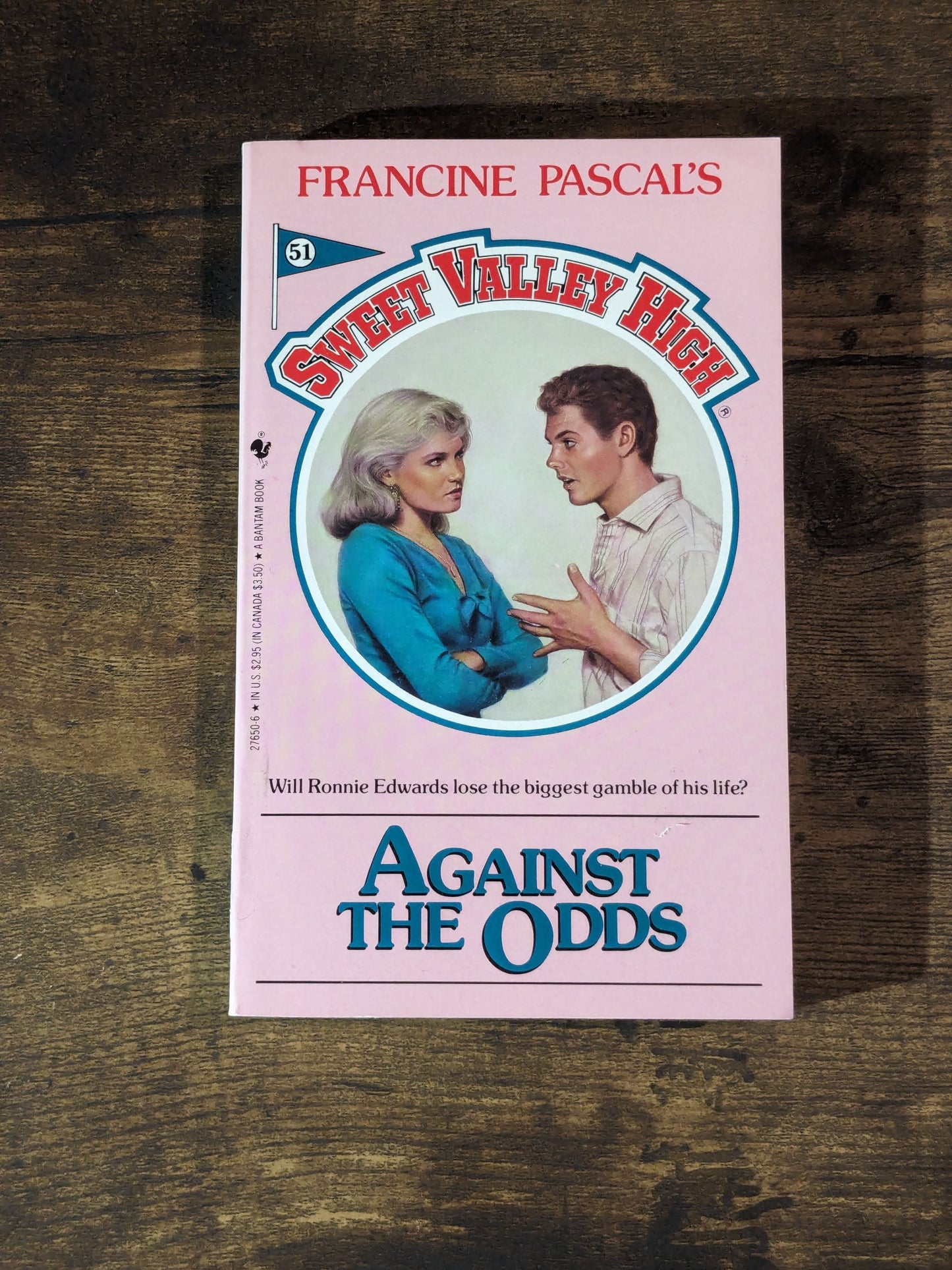 Against the Odds (Sweet Valley High #51) by Francine Pascal - Vintage Paperback