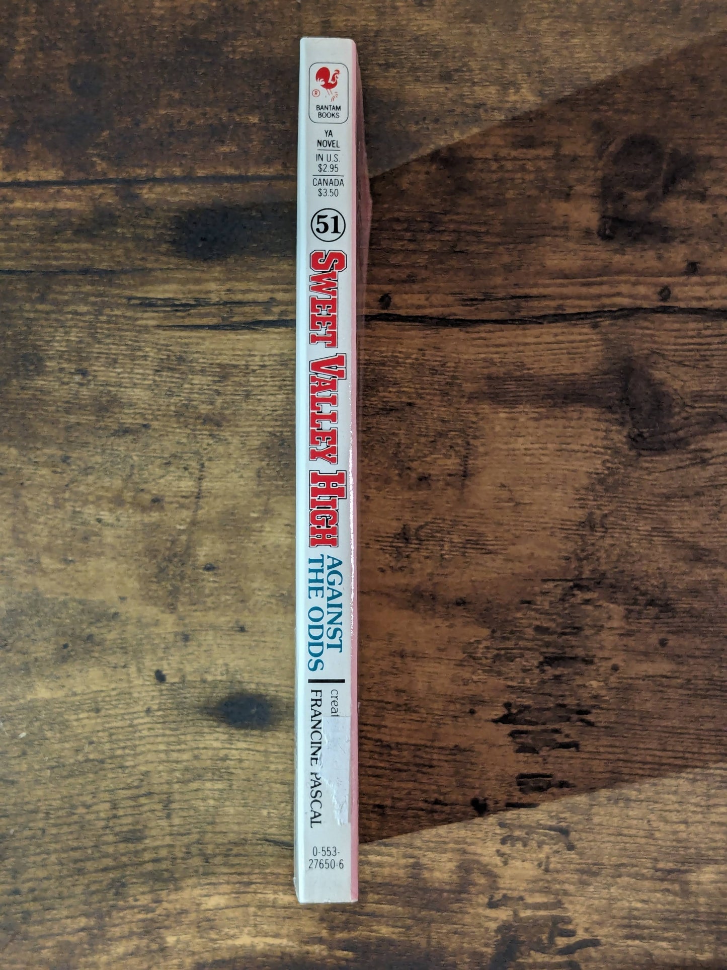 Against the Odds (Sweet Valley High #51) by Francine Pascal - Vintage Paperback
