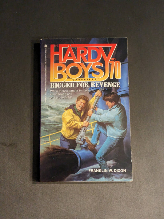 Rigged for Revenge (The Hardy Boys Casefiles #70) by Franklin W. Dixon - Vintage Paperback