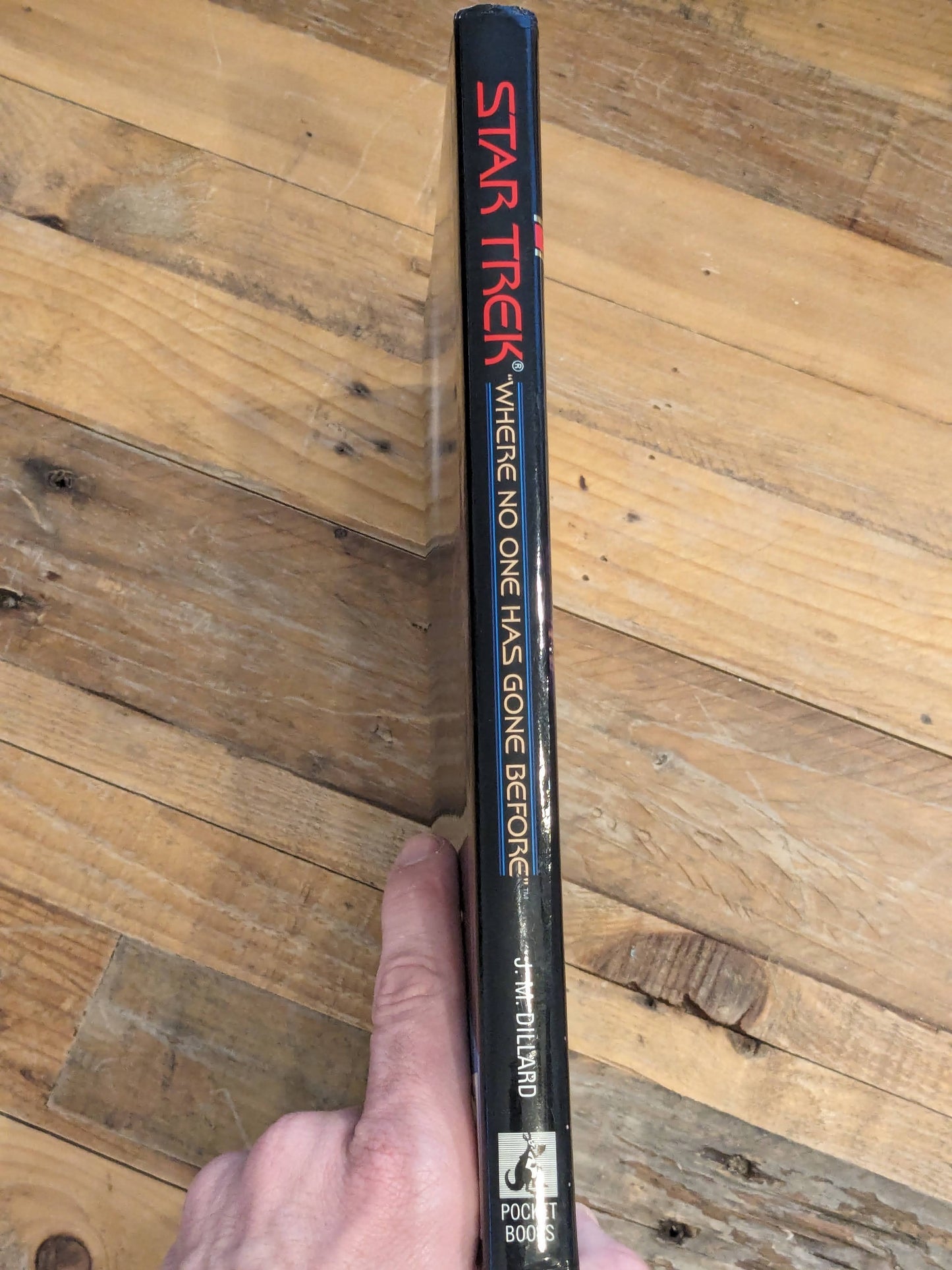 Where No One Has Gone Before: A History in Pictures (Star Trek) by J.M. Dillard, William Shatner - Vintage Hardcover