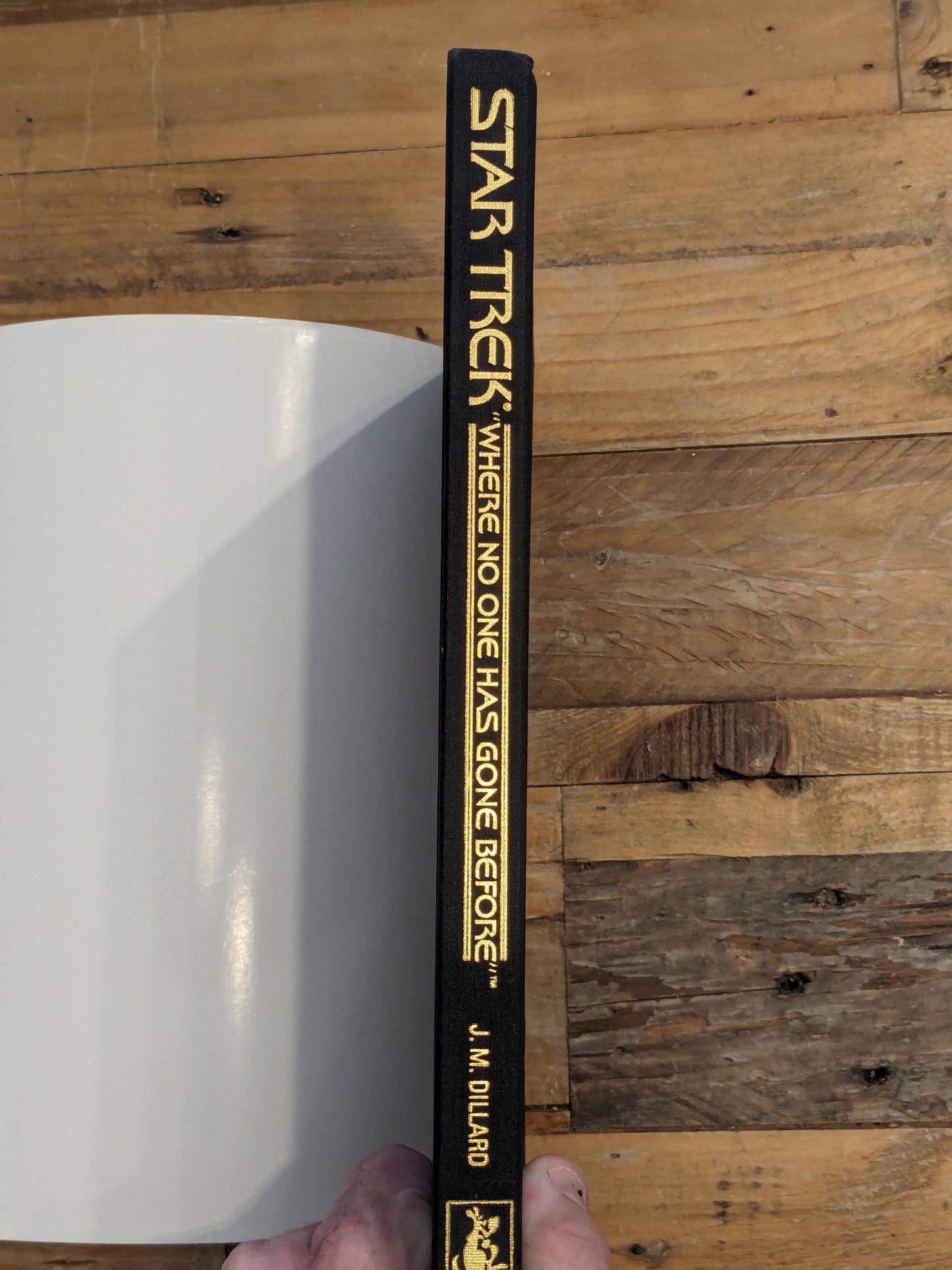 Where No One Has Gone Before: A History in Pictures (Star Trek) by J.M. Dillard, William Shatner - Vintage Hardcover