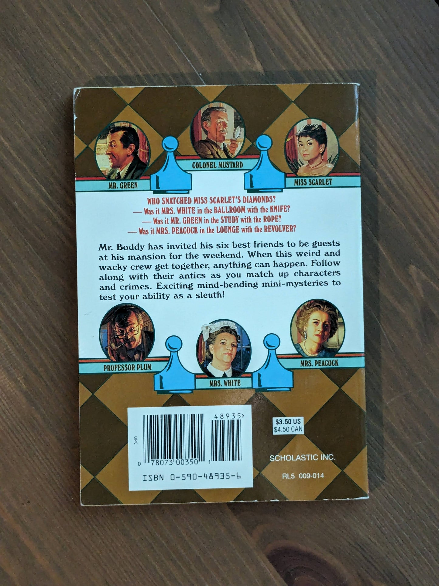 Mystery in the Moonlight (Clue #9) by A.E. Parker - Vintage Paperback