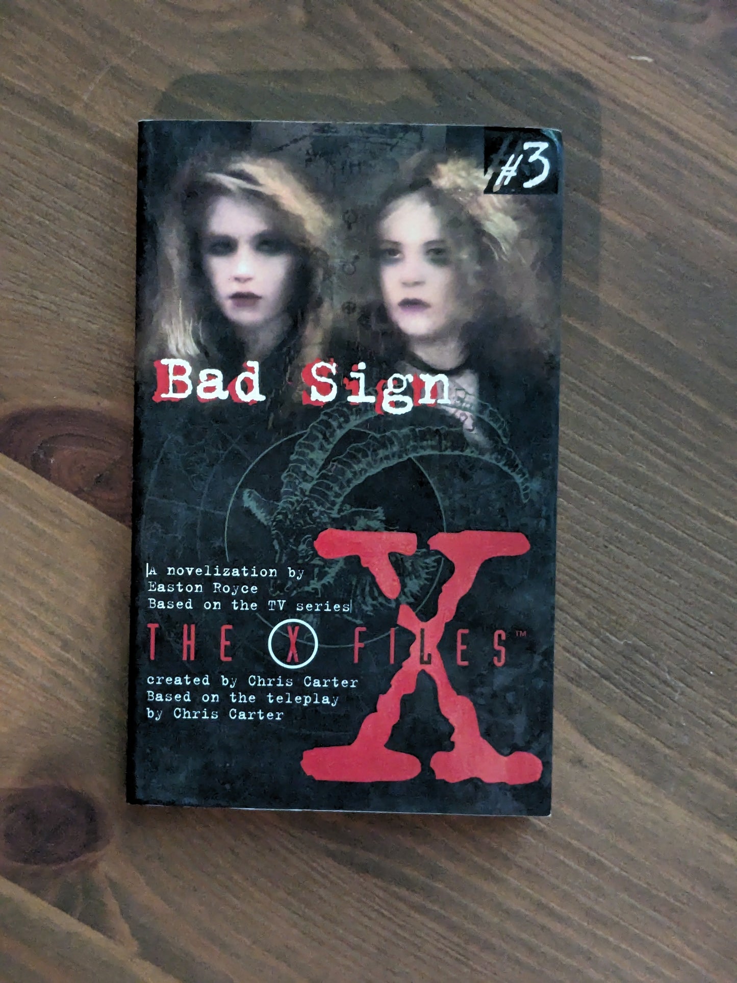 Bad Sign (X-Files #3) by Easton Royce - Vintage Paperback