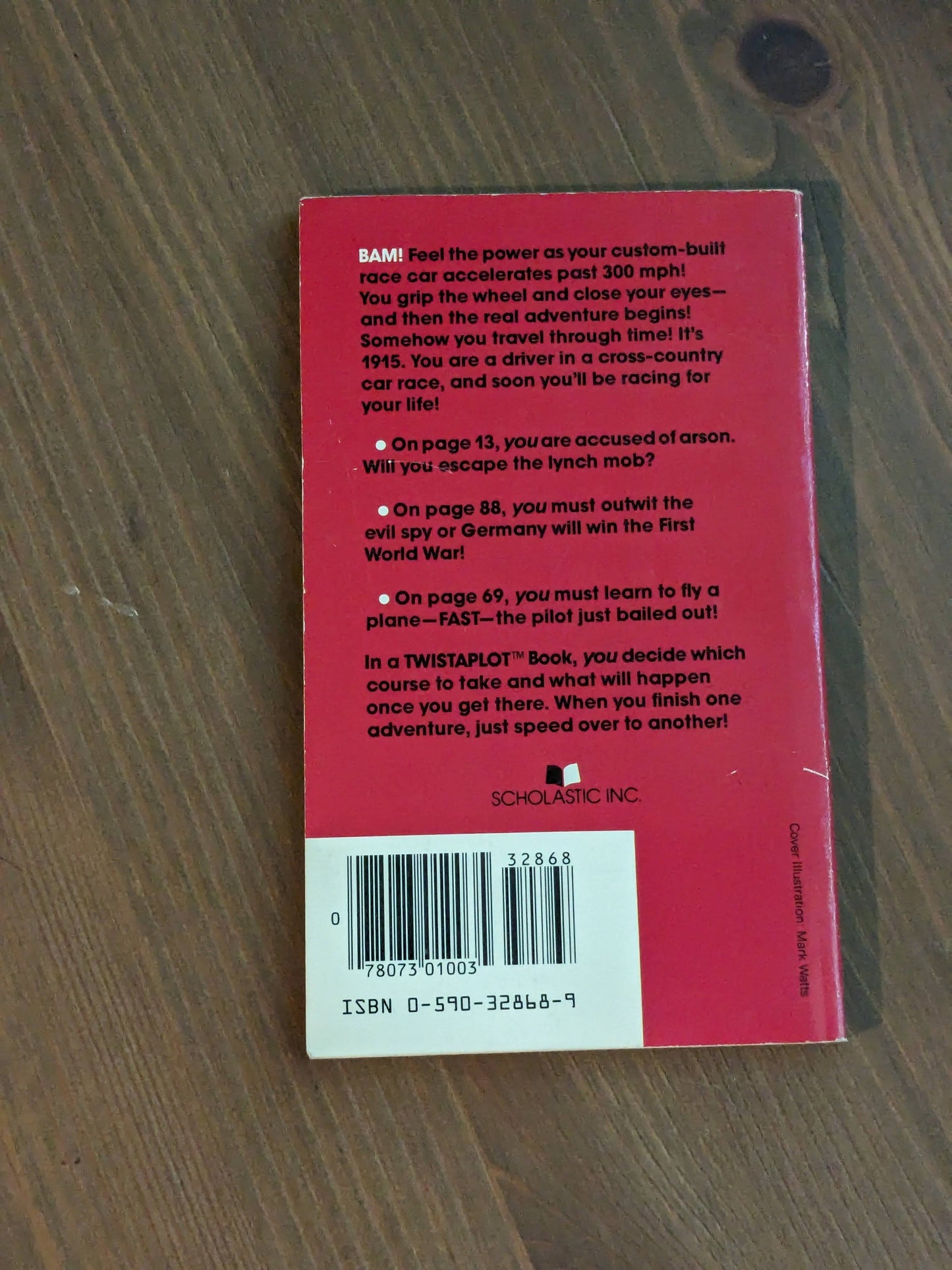 Race Into the Past (Twist-A-Plot #8) by Megan Stine, H. William Stine