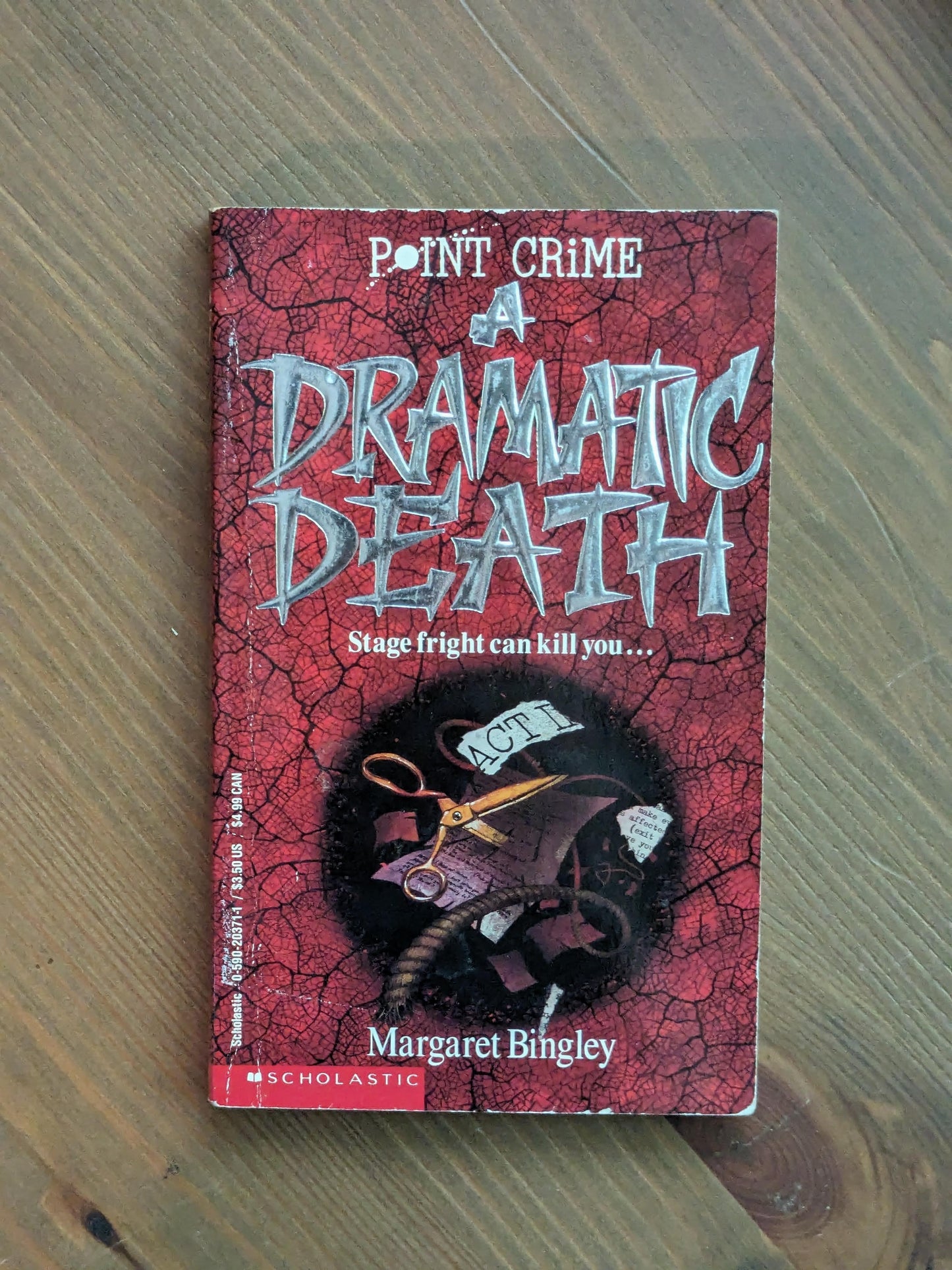Dramatic Death, A (Point Crime) by Margaret Bingley - Vintage Paperback
