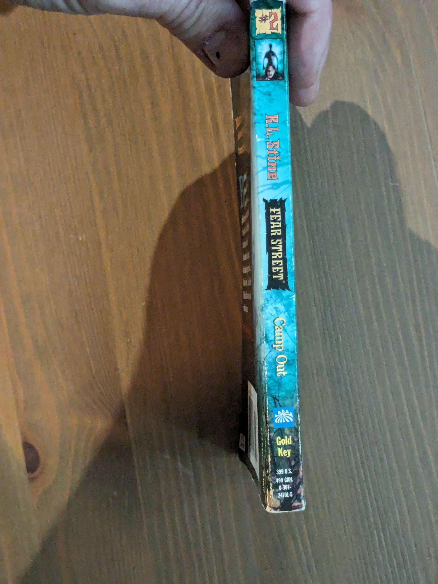 Camp Out (New Fear Street #2) by R.L. Stine - Vintage Paperback