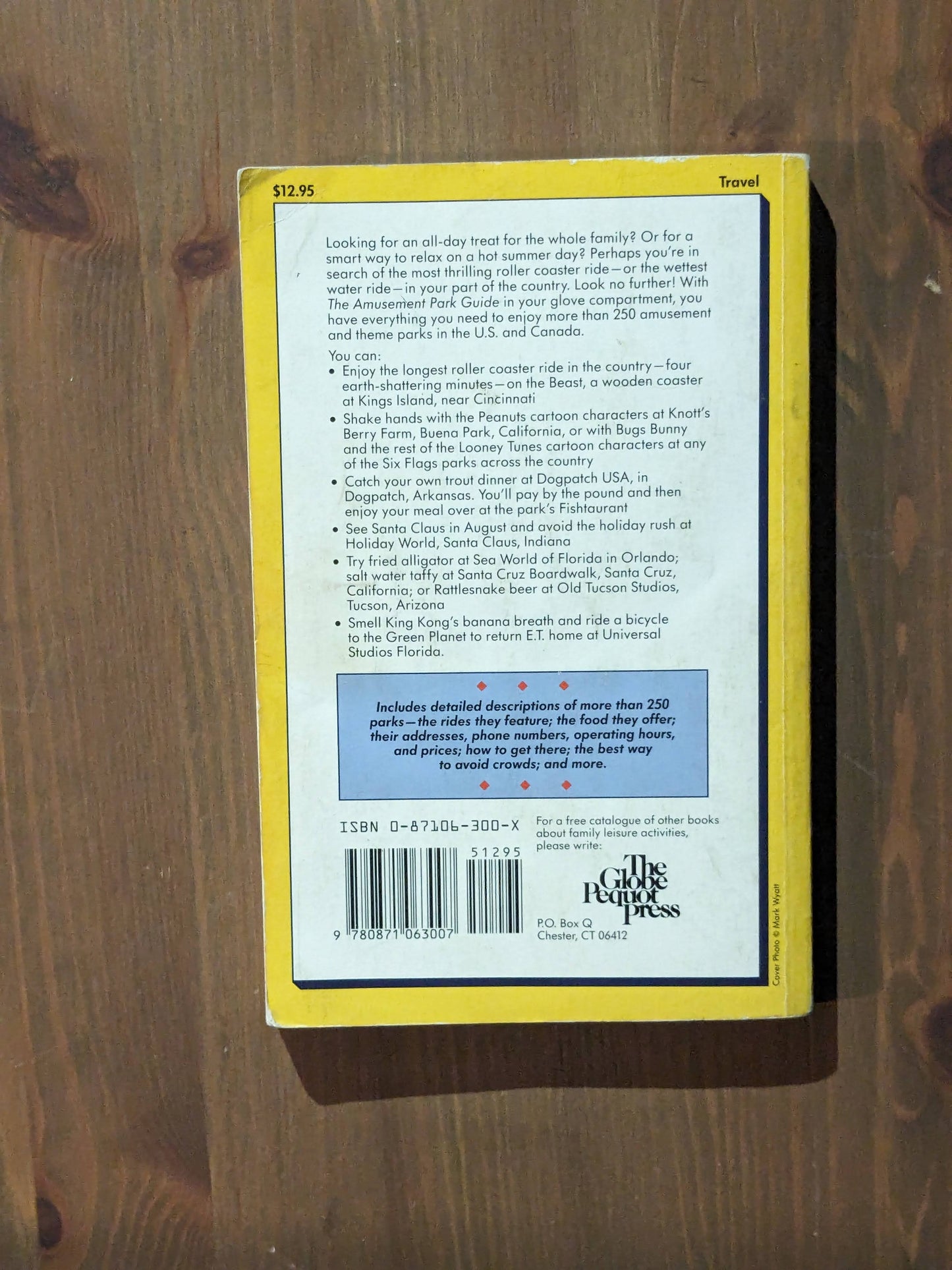 Amusement Park Guide, The (Vintage 1991 Paperback) by Tim O'Brien