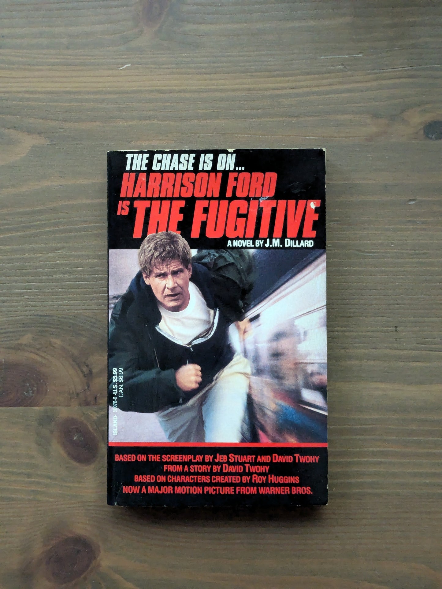 Fugitive, The (Movie Tie-In Edition) by J.M. Dillard - Vintage Paperback