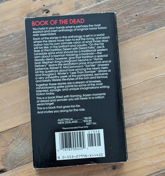 Book of the Dead (Horror Fiction Anthology) by Stephen King & More - Paperback