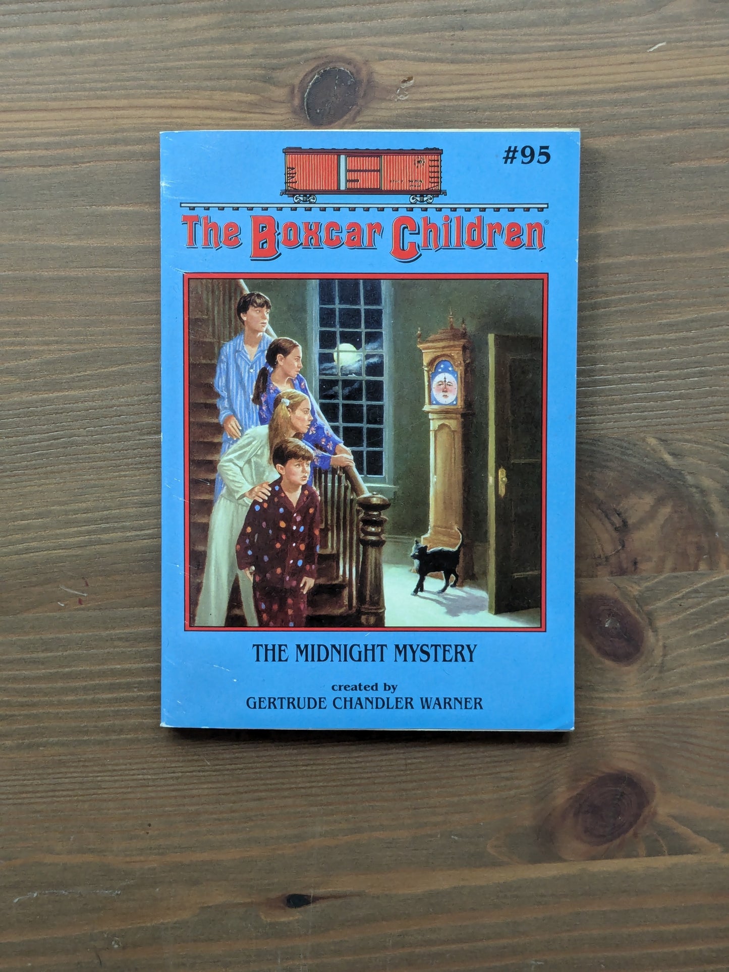 Midnight Mystery (Boxcar Children #9) by Gertrude Chandler Warner - Vintage Paperback