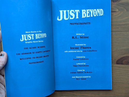 Monstrosity (Just Beyond #7) by R.L. Stine (Creator), Irene Flores (Illustrator)