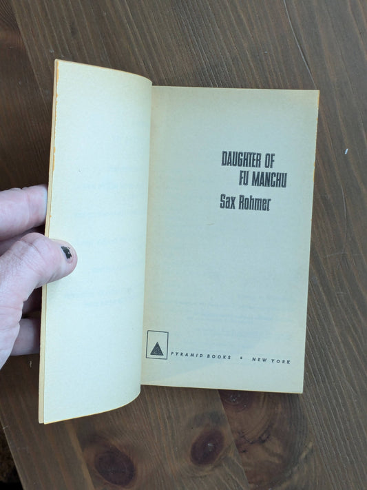Daughter of Fu-Manchu (Fu Manchu #4) by Sax Rohmer - Vintage Paperback