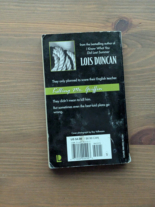 Killing Mr. Griffin (Vintage Paperback) by Lois Duncan