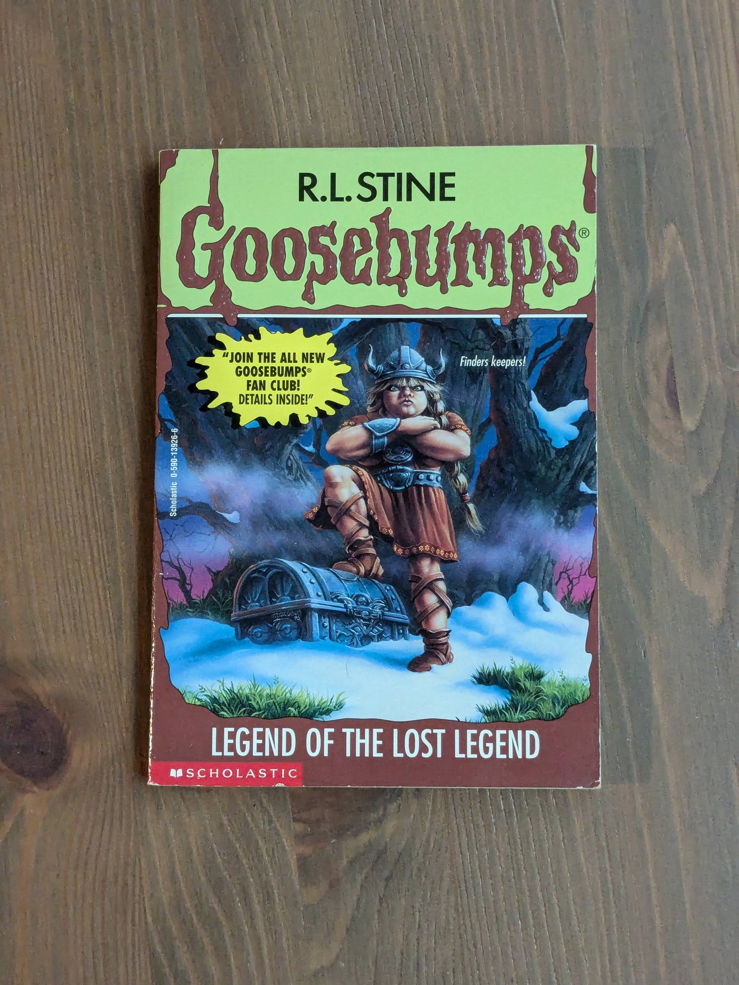 Legend of the Lost Legend (Goosebumps #47) by R.L. Stine - Vintage Paperback