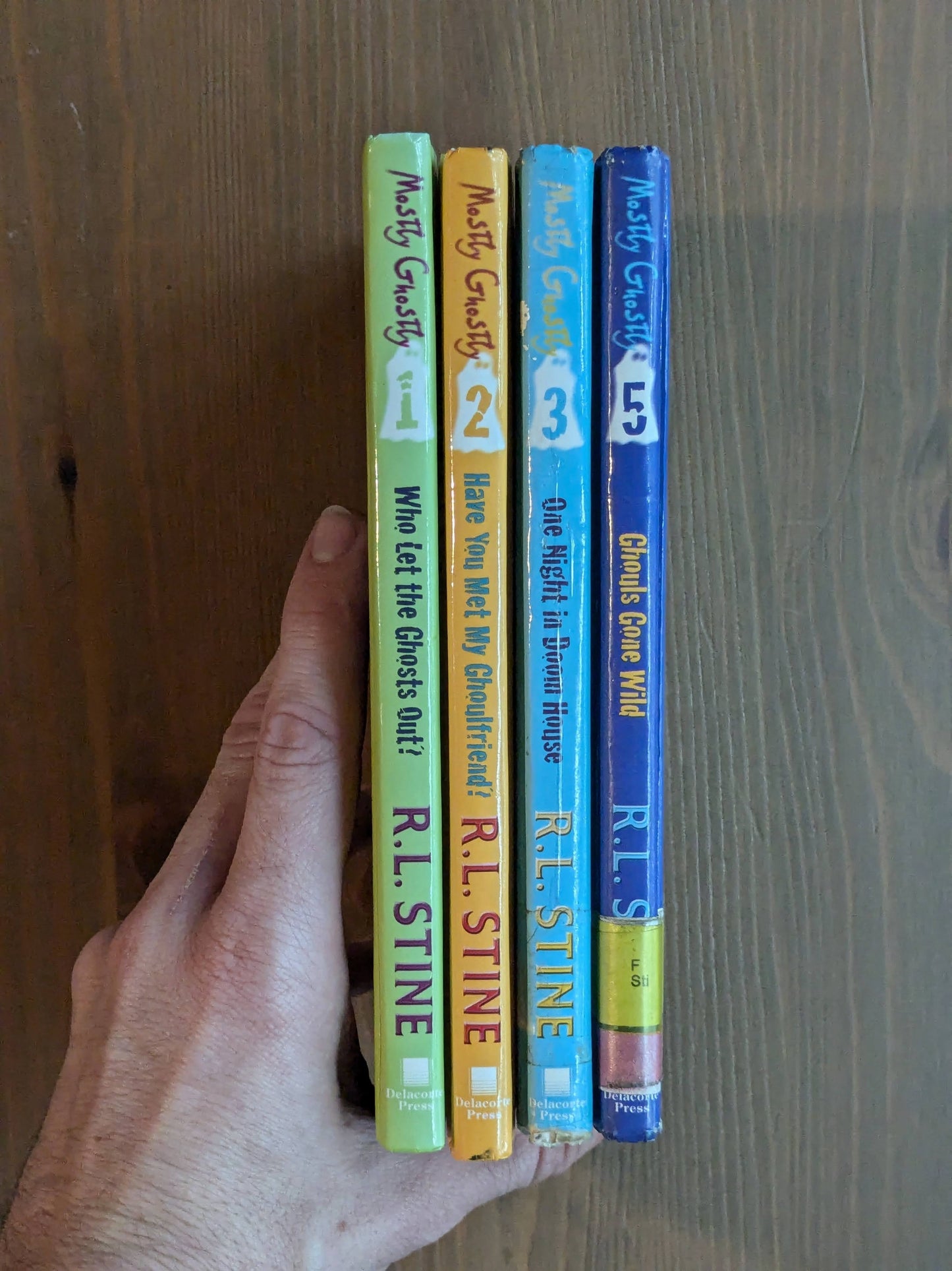 Mostly Ghostly 4-Pack (1,2,3,5) by R.L. Stine - Hardcovers