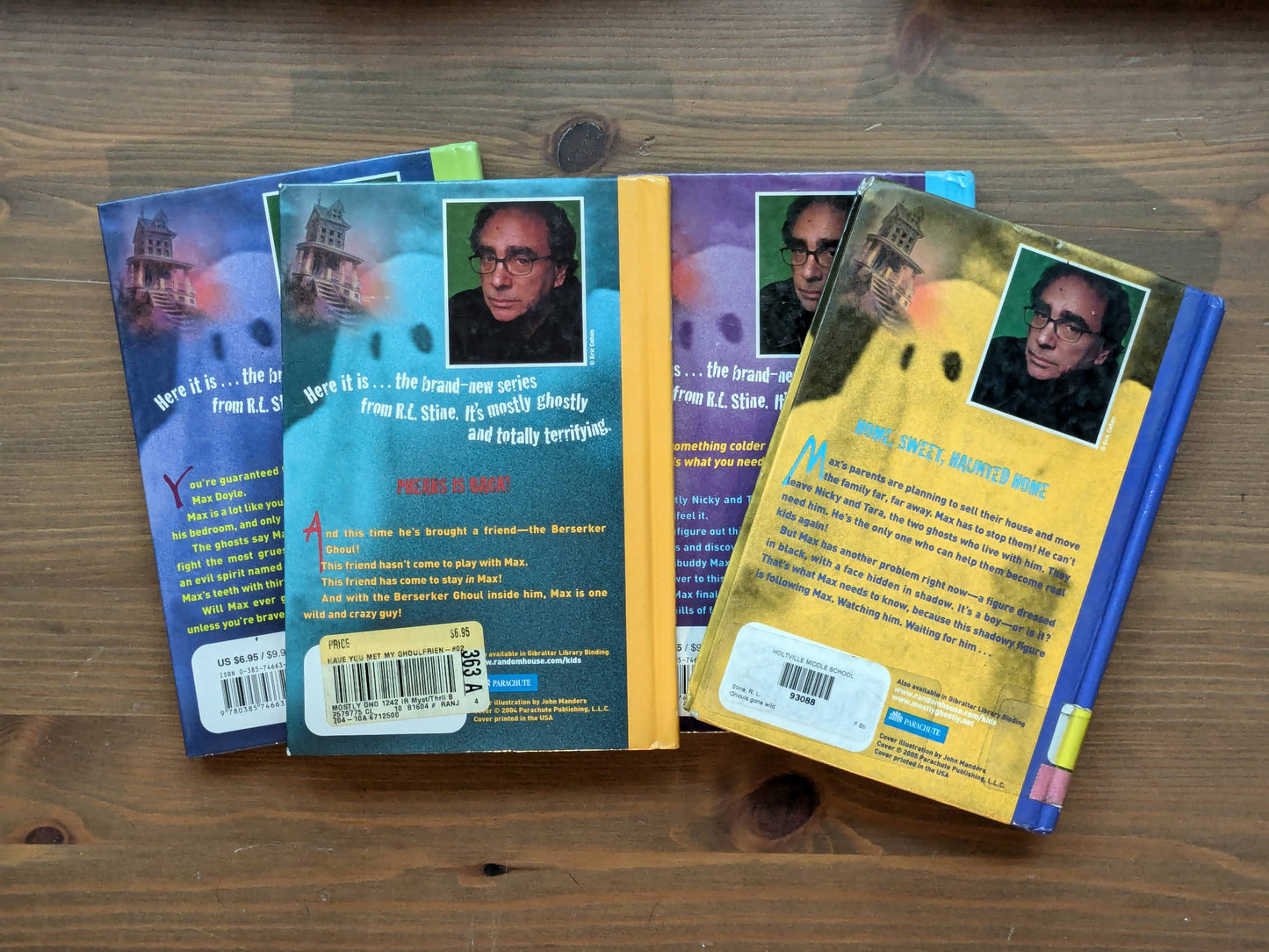 Mostly Ghostly 4-Pack (1,2,3,5) by R.L. Stine - Hardcovers