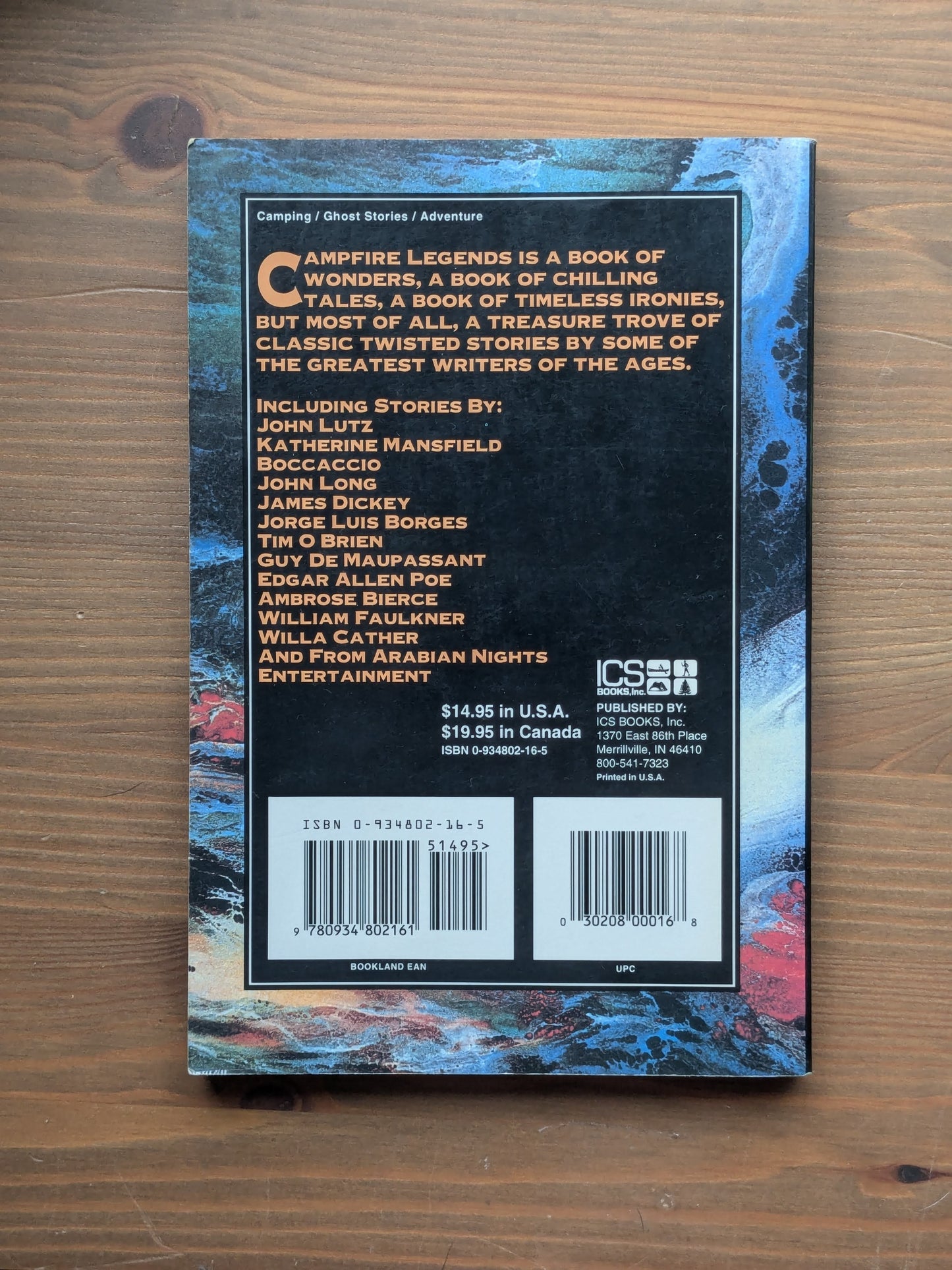 Campfire Legends (Vintage Paperback) Edited by John Long