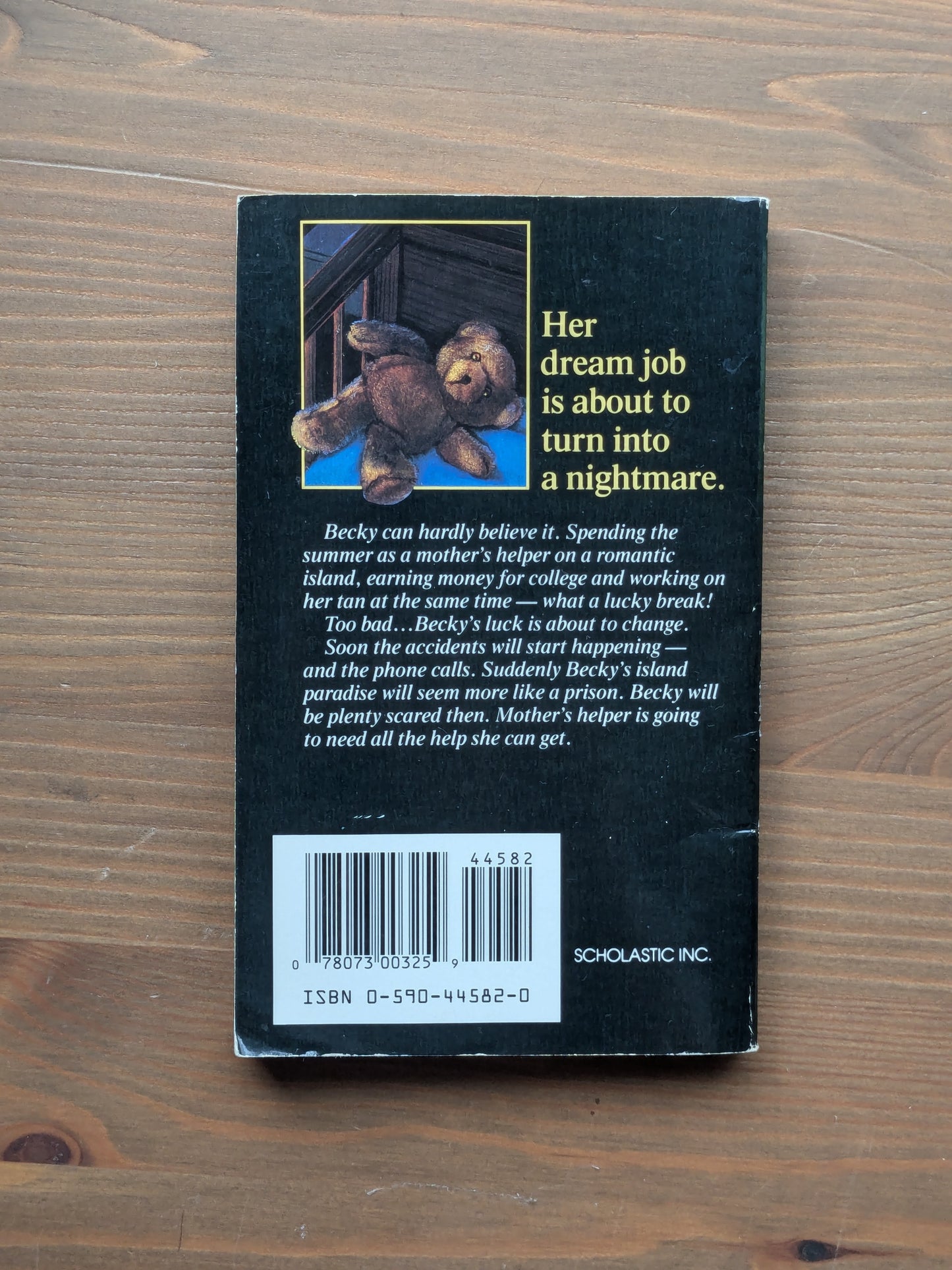 Mother's Helper (Point Horror) by A. Bates - Vintage Paperback