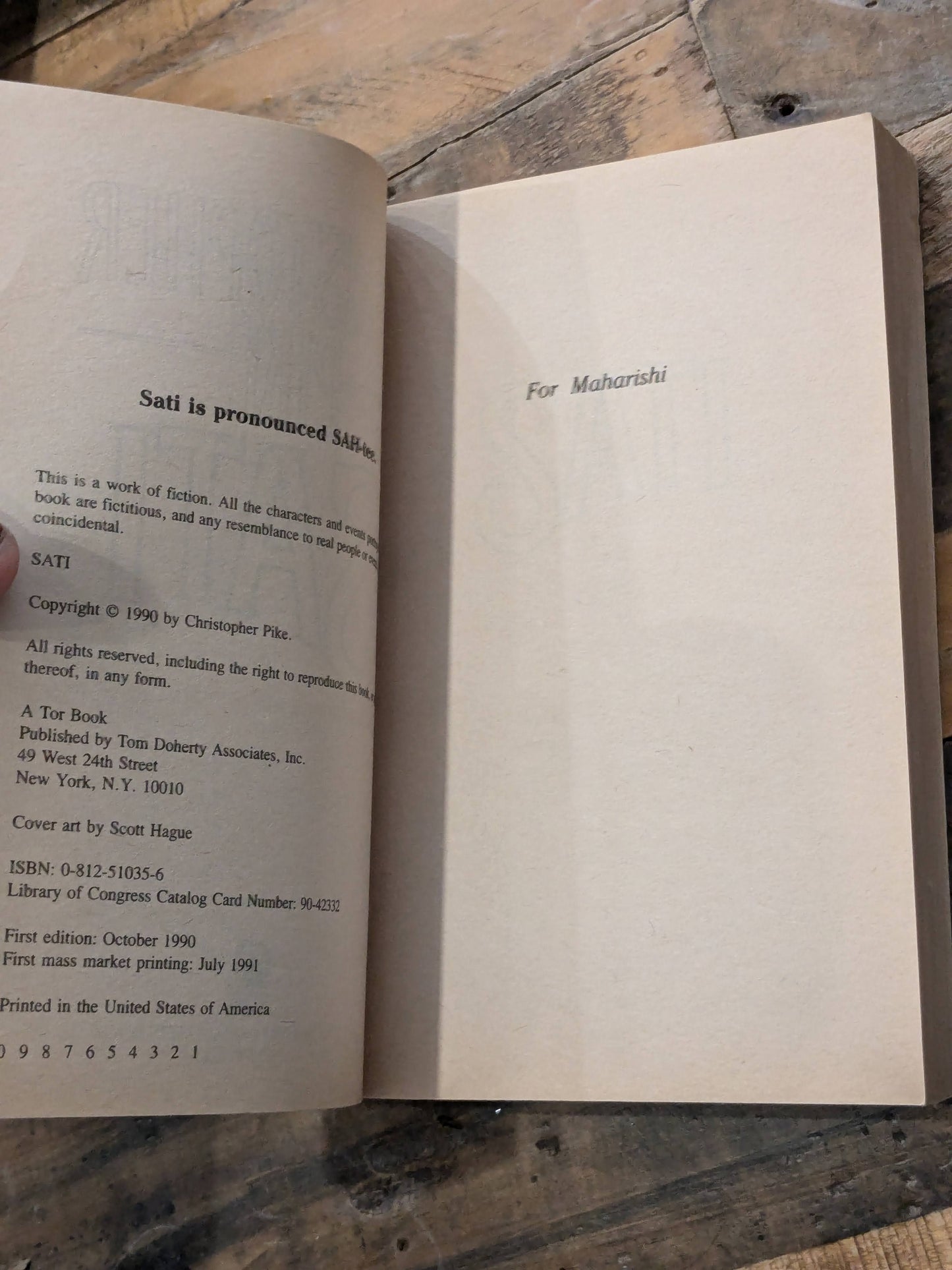 Sati (Vintage Paperback) by Christopher Pike