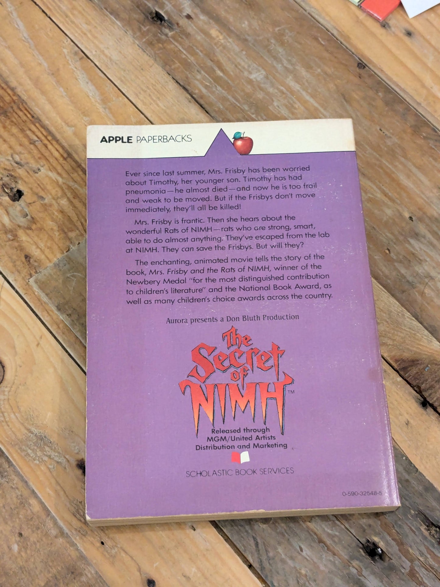 Secret of Nimh, The (Vintage Paperback) by Robert C. O'Brien