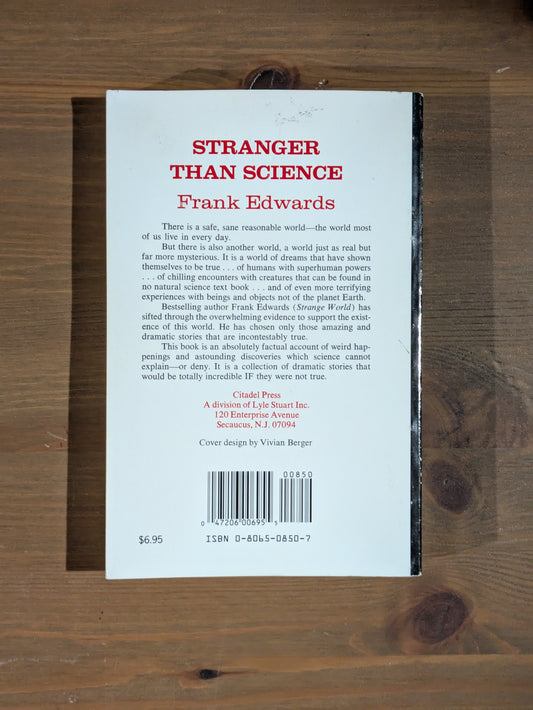 Stranger Than Science (Vintage Paperback) by Frank Edwards