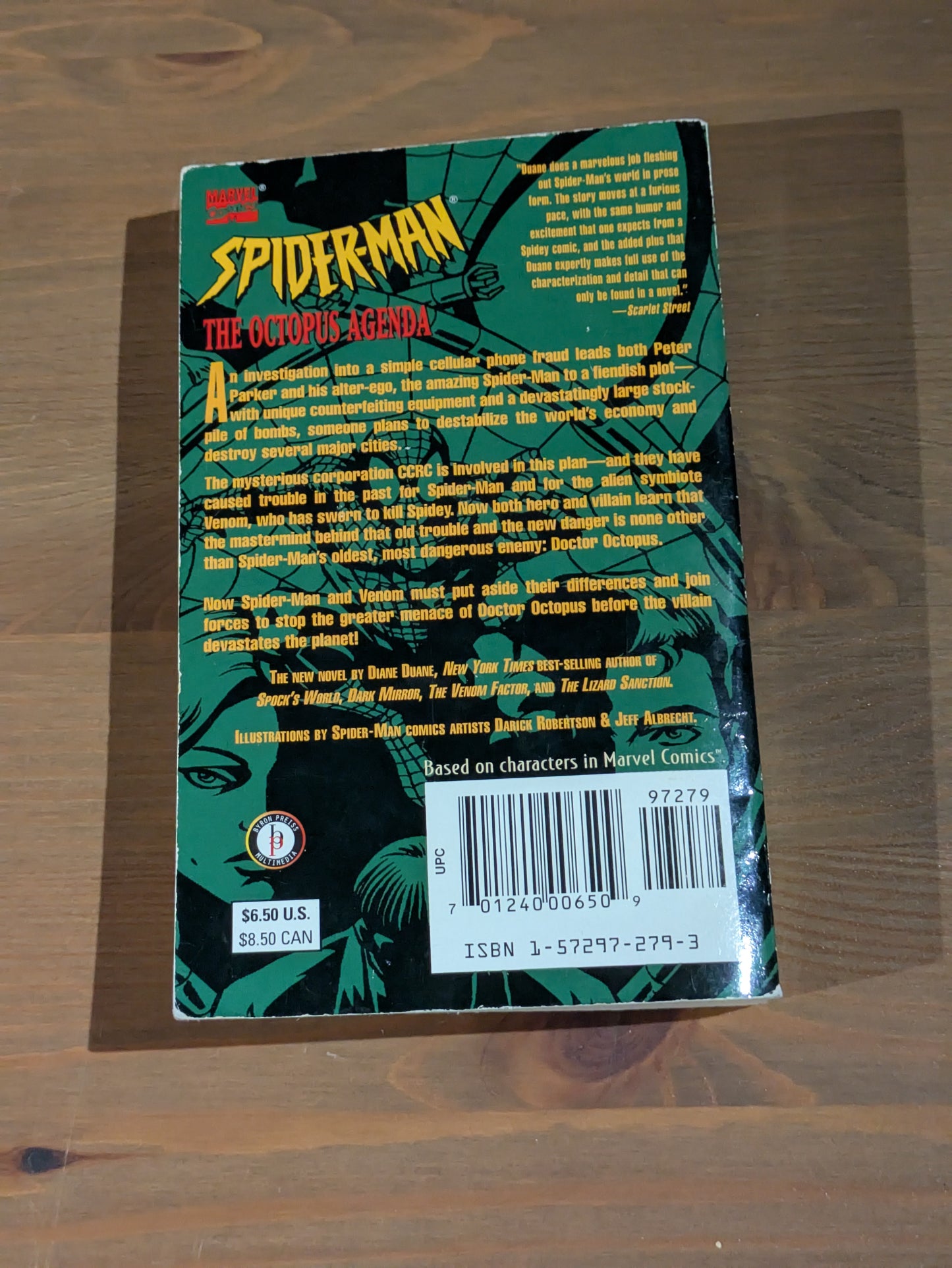 Octopus Agenda, The (Spiderman) by Diane Duane - Vintage Paperback