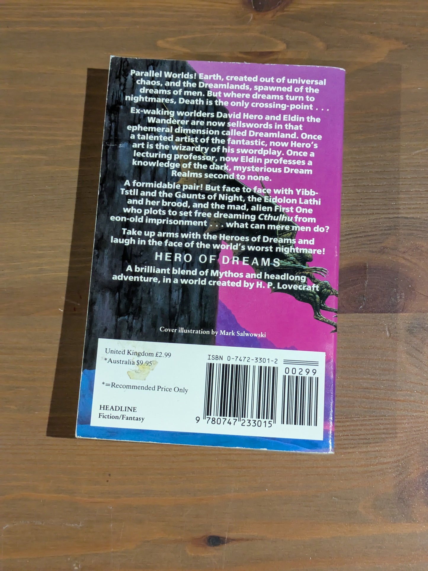 Hero of Dreams (Vintage UK Paperback) by Brian Lumley
