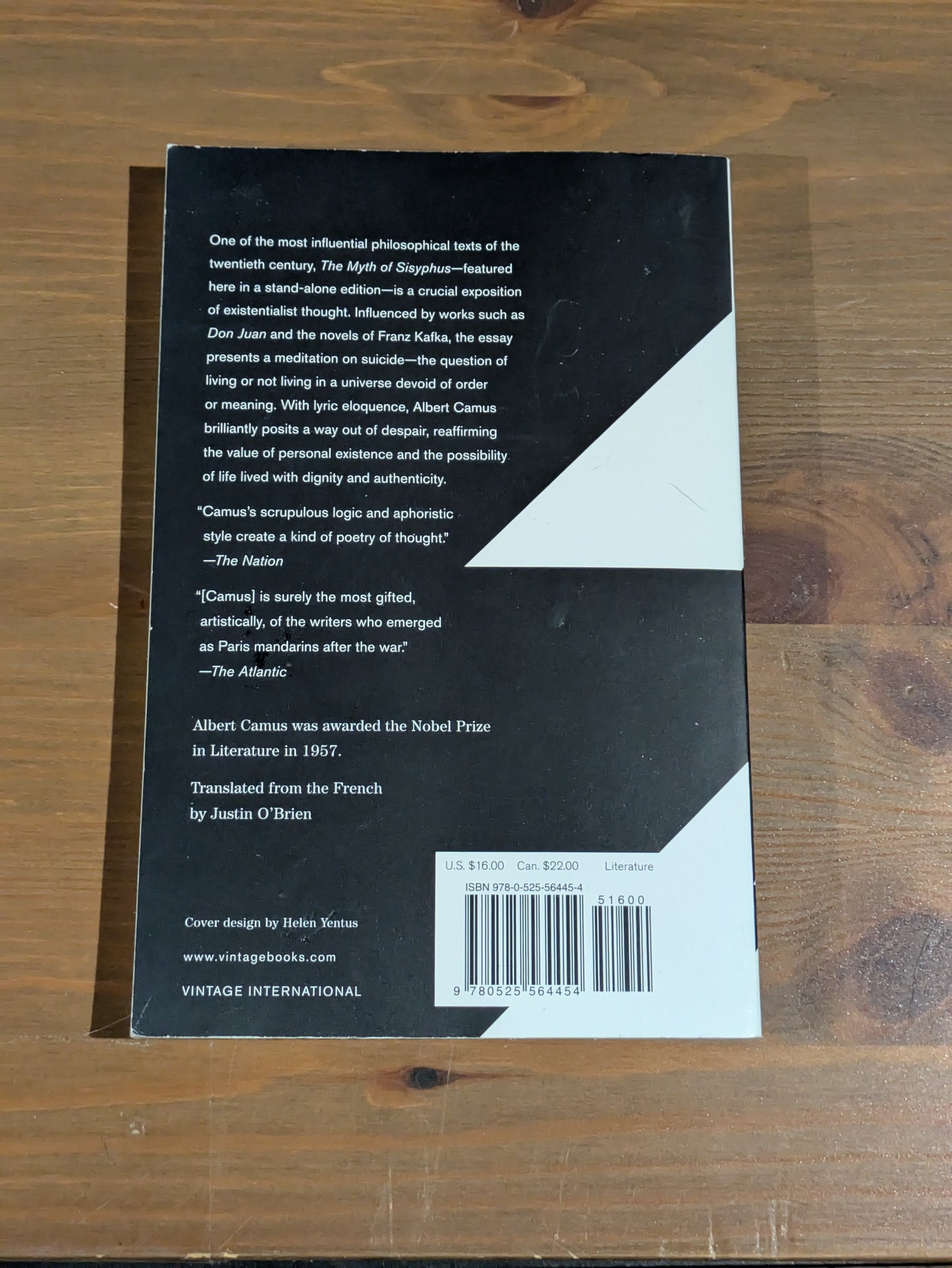 Myth Of Sisyphus, The (Paperback) by Albert Camus