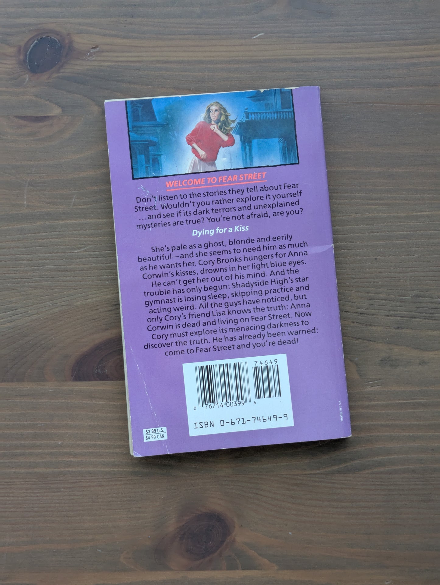 New Girl, The (Fear Street #1) by R.L. Stine - Vintage Paperback