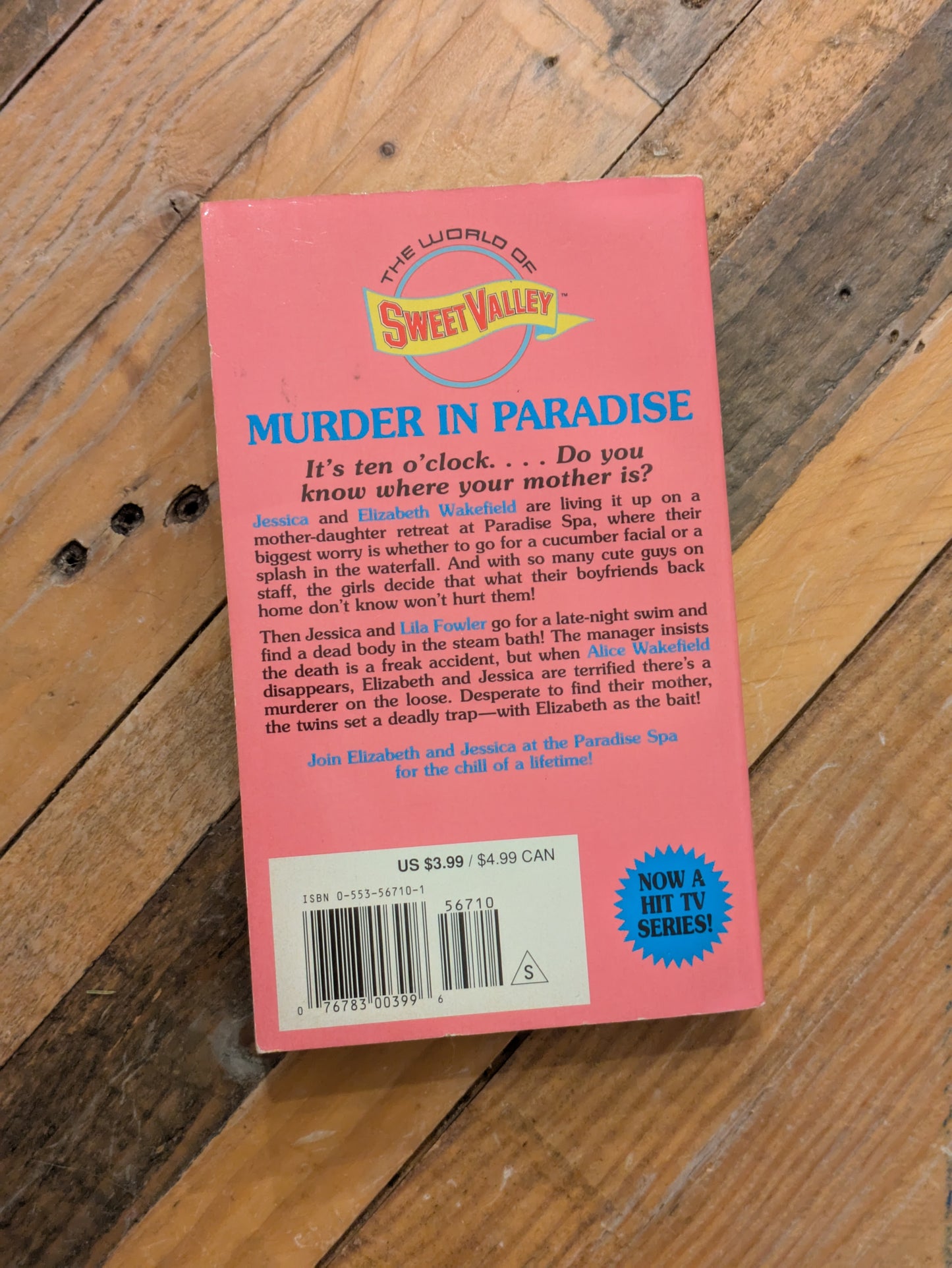 Murder in Paradise (Sweet Valley High Super Thrillers #6) by Francine Pascal - Vintage Paperback