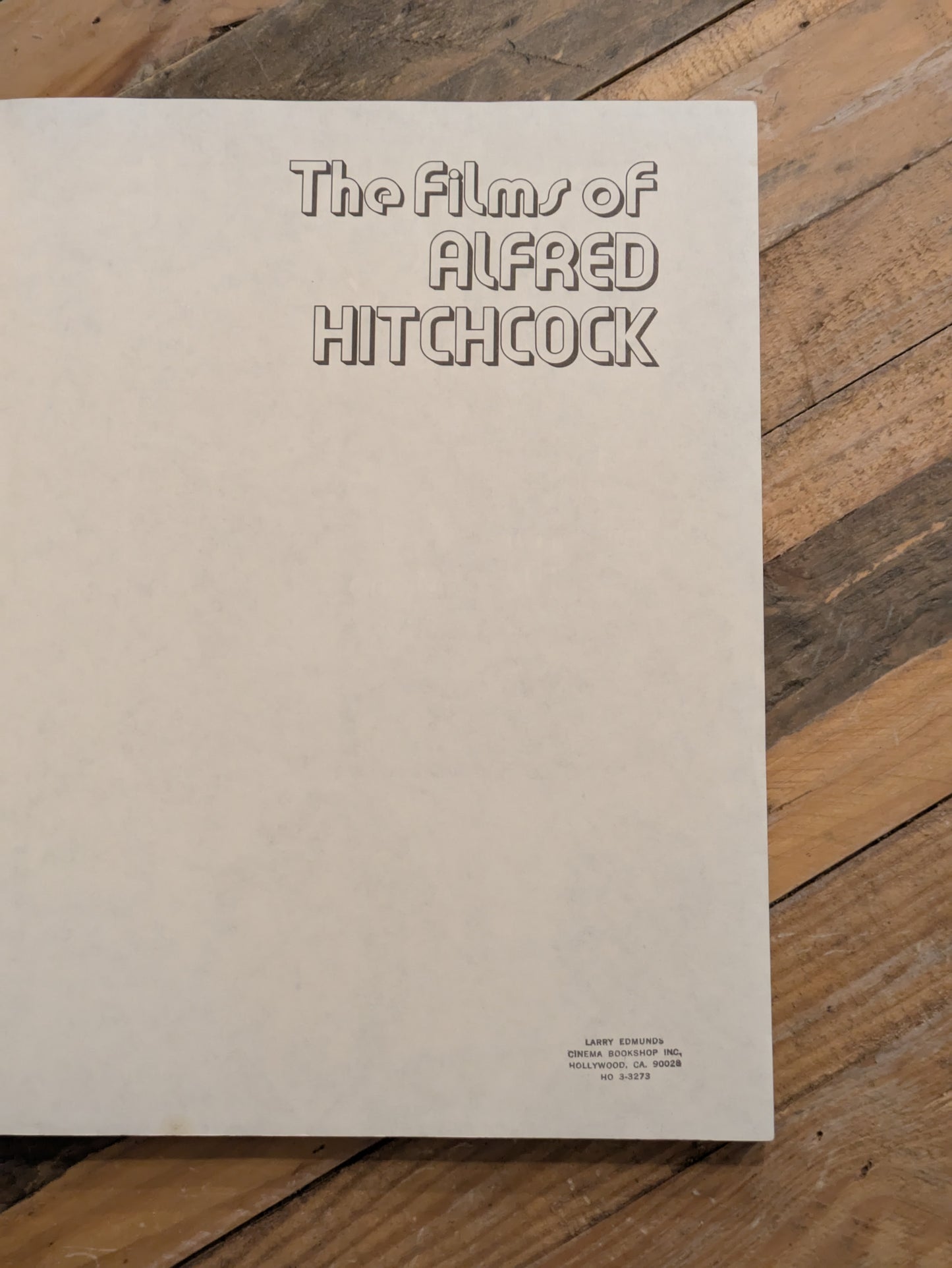 Films of Alfred Hitchcock, The (Vintage Paperback) by David Sterritt