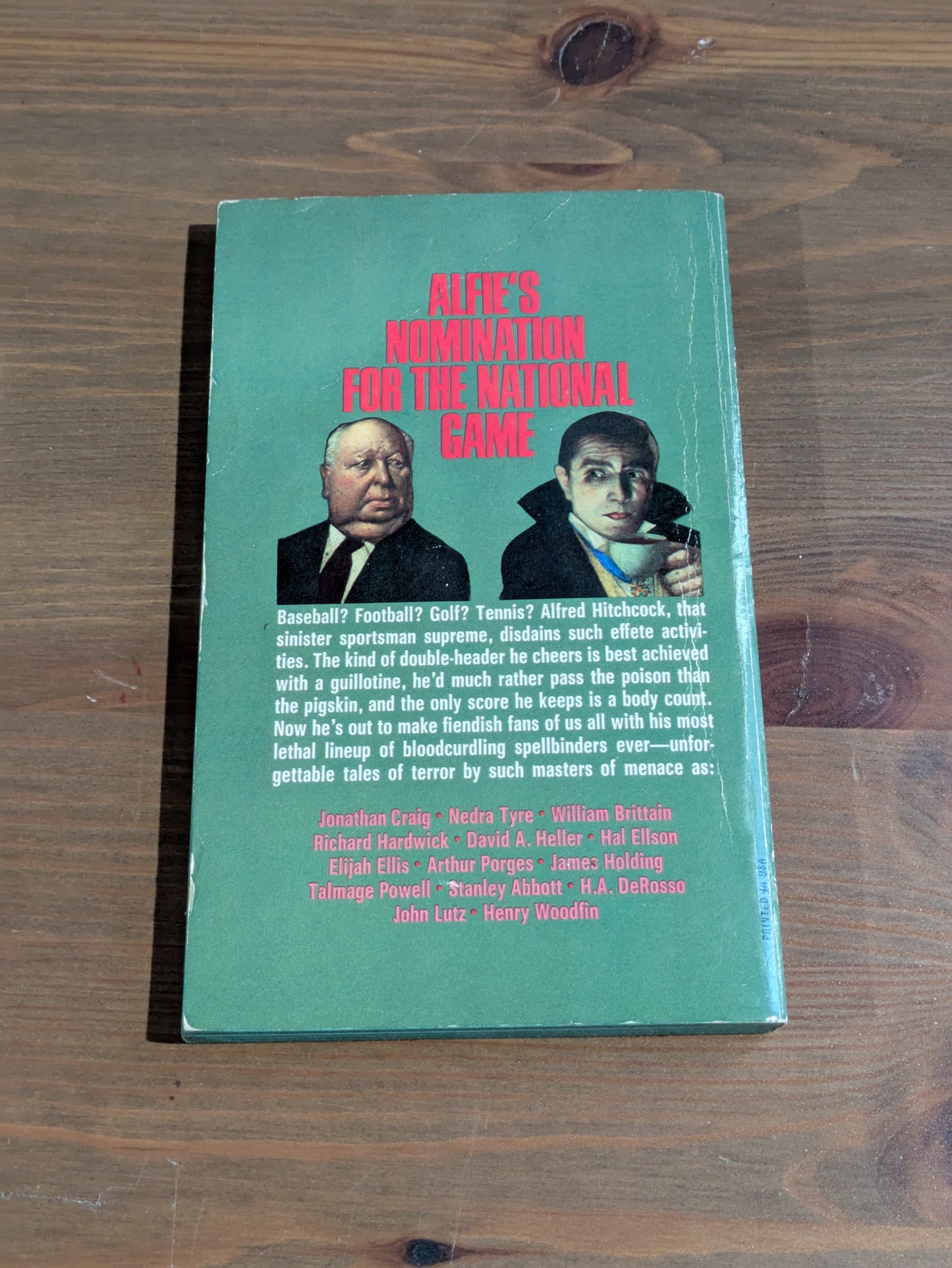 Let It All Bleed Out (Alfred Hitchcock Presents) Vintage Paperback Anthology