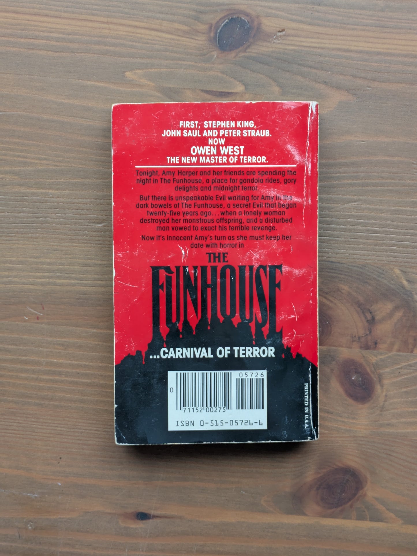 Funhouse, The (Vintage Paperback) by Dean Koontz (as Owen West)