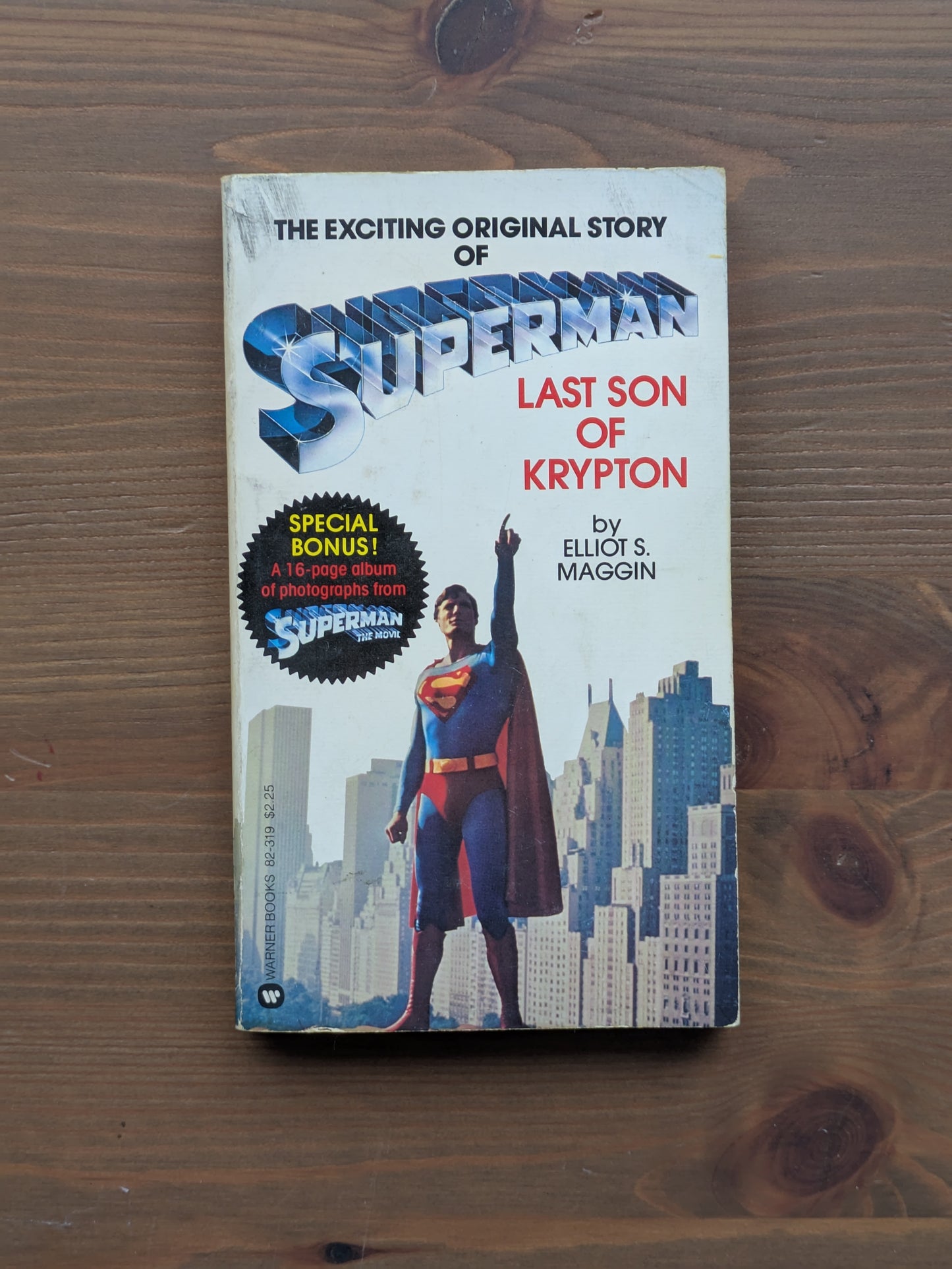 Superman: Last Son of Krypton (Rare Vintage Paperback) by Elliot S. Maggin