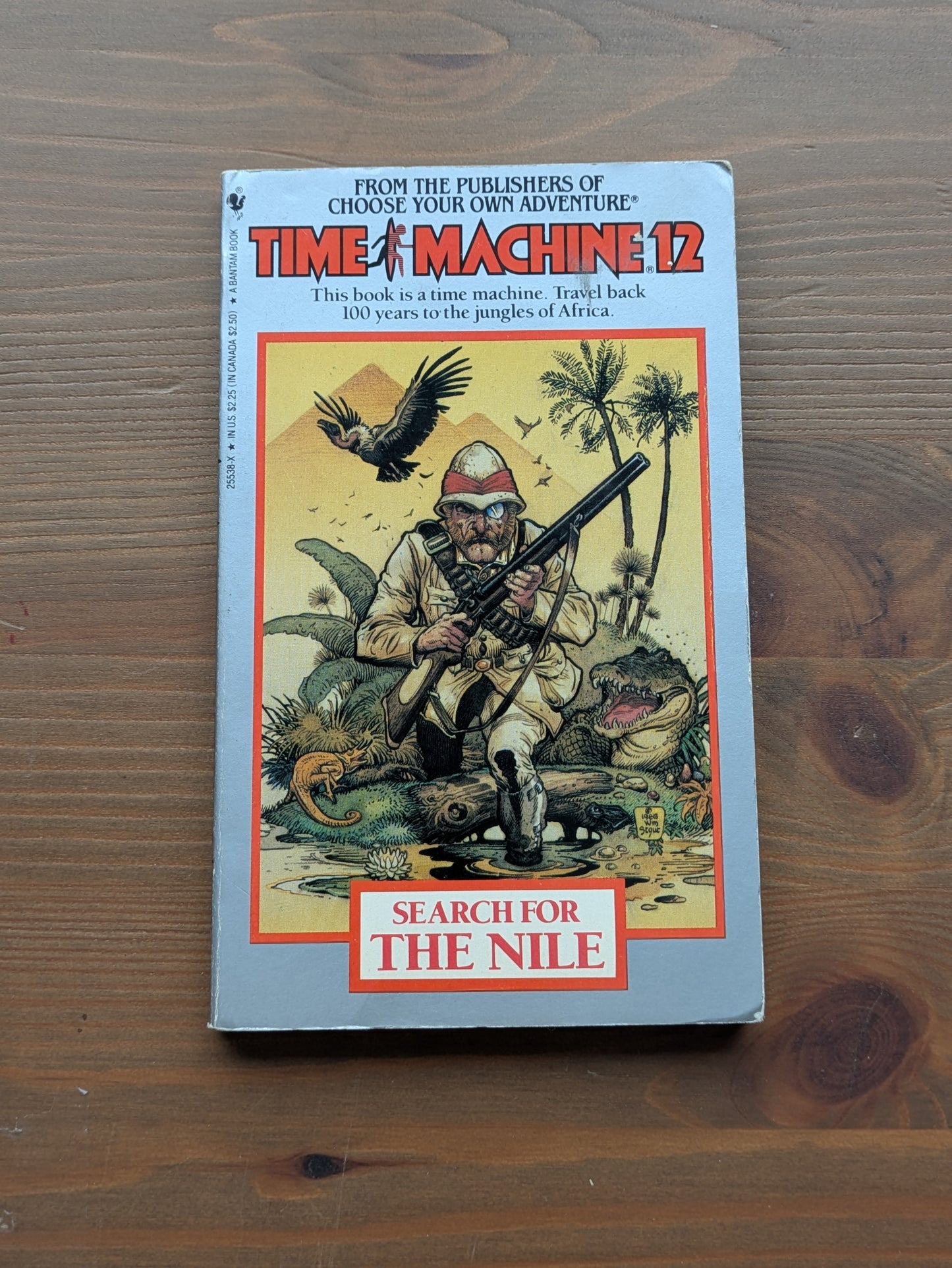 Search for the Nile (Time Machine #12) by Robert W. Walker - Vintage Paperback