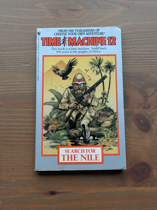 Search for the Nile (Time Machine #12) by Robert W. Walker - Vintage Paperback