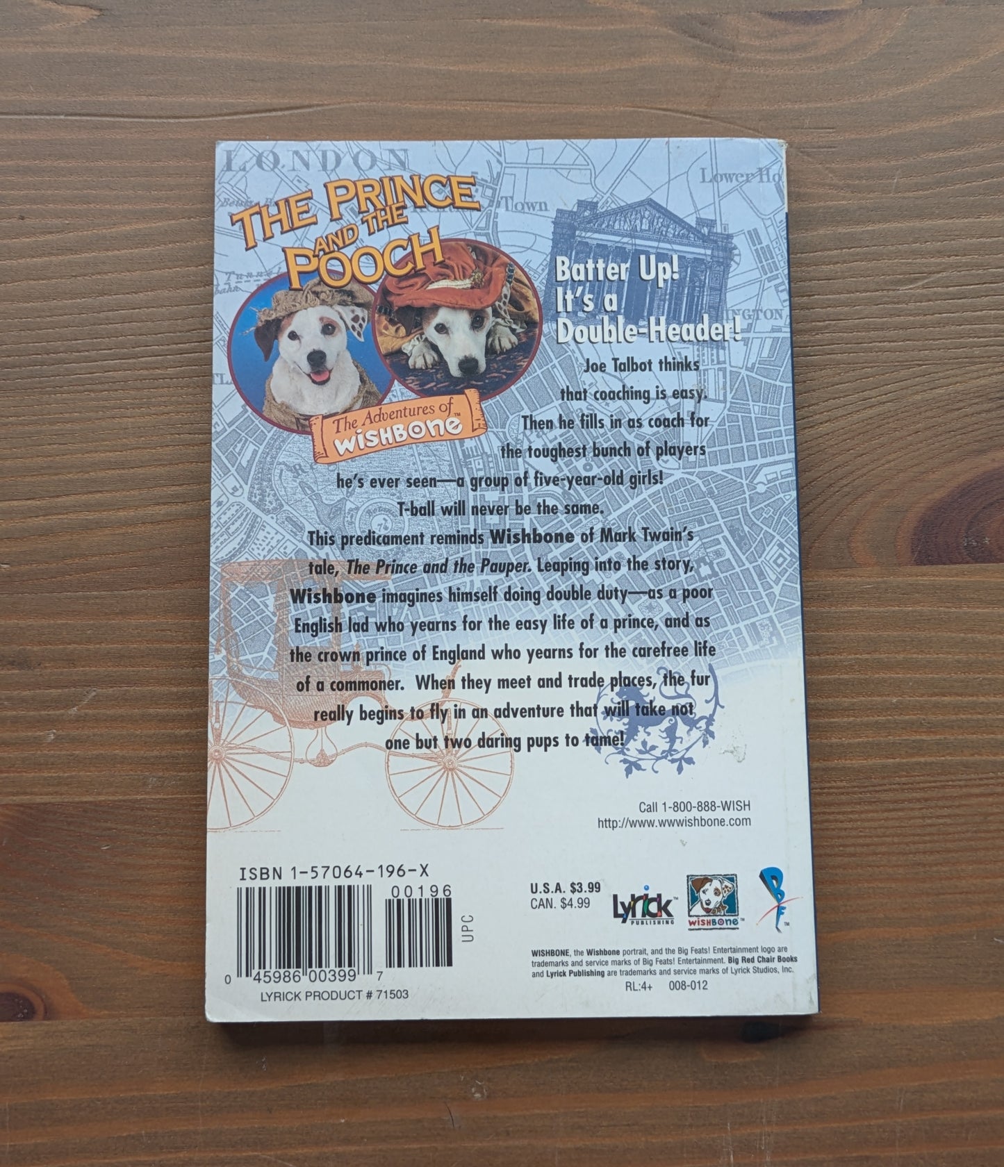 Prince and the Pooch, The (Adventures of Wishbone #3) by Caroline Leavitt - Vintage Paperback