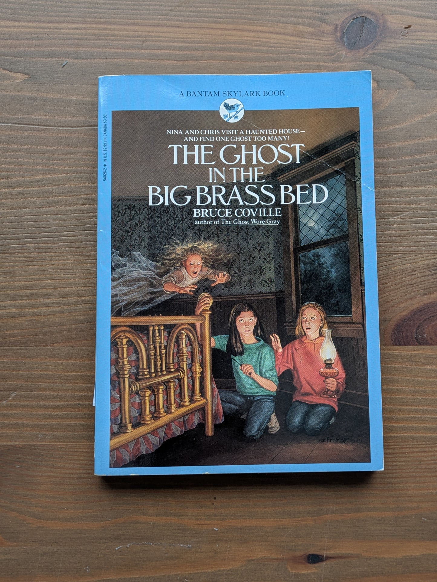 Ghost in the Big Brass Bed, The (Vintage Paperback) by Bruce Coville