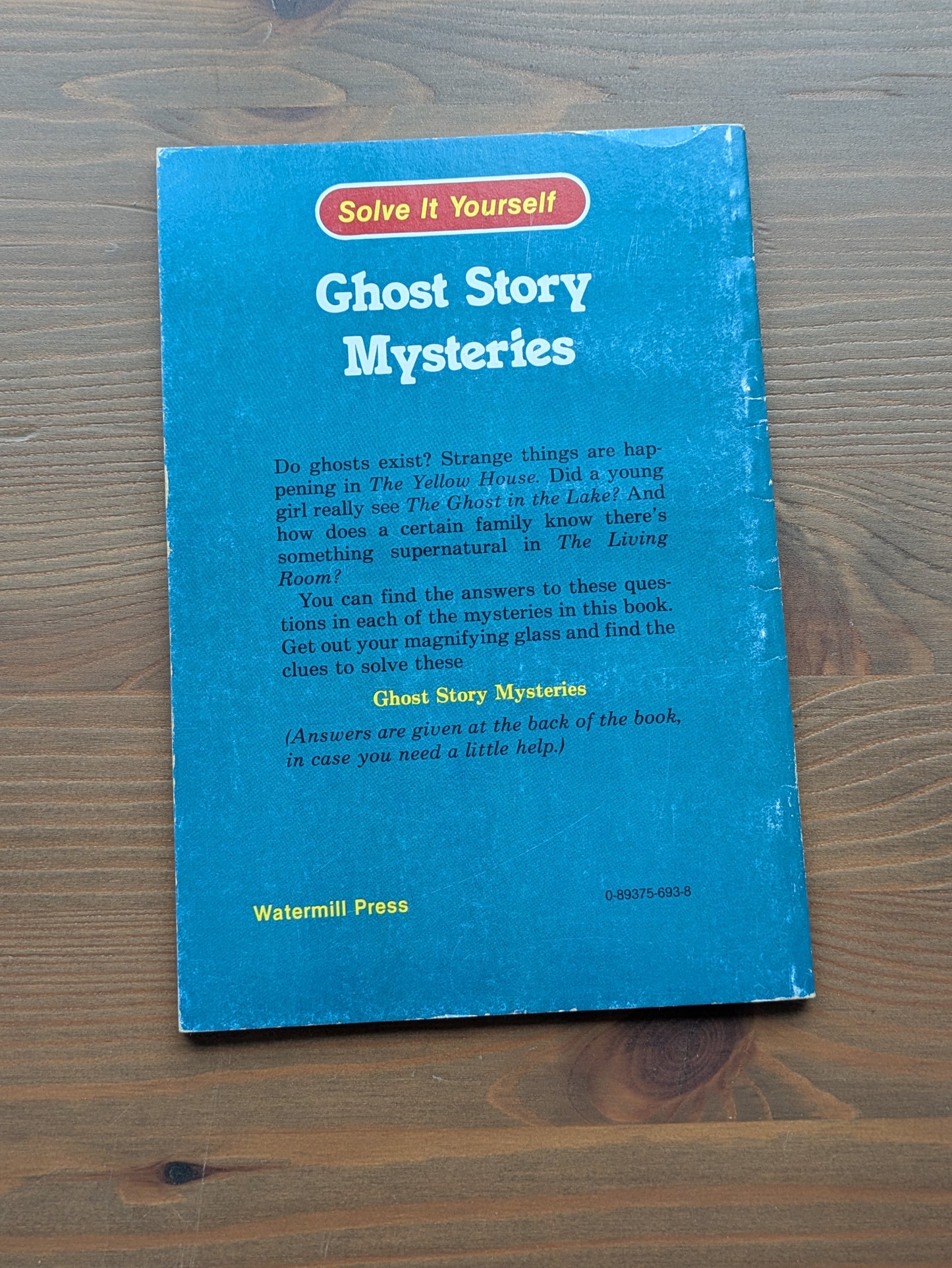 Ghost Story Mysteries (Solve It Yourself) by Carol Beach York - 1982 Paperback Vintage
