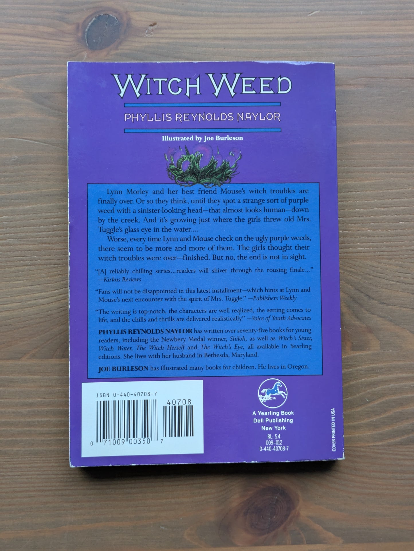 Witch Weed (Vintage Paperback) by Phyllis Reynolds Naylor