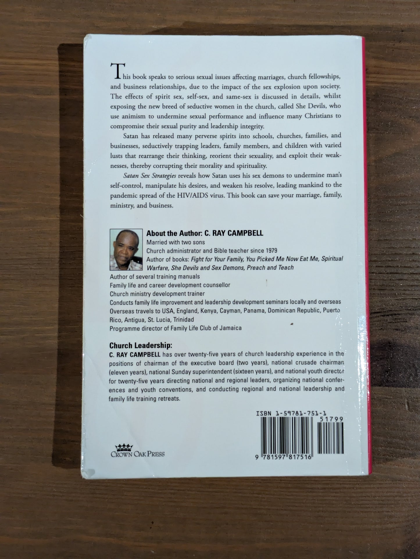 Satan Sex Strategies (Vintage Paperback) by C. Ray Campbell