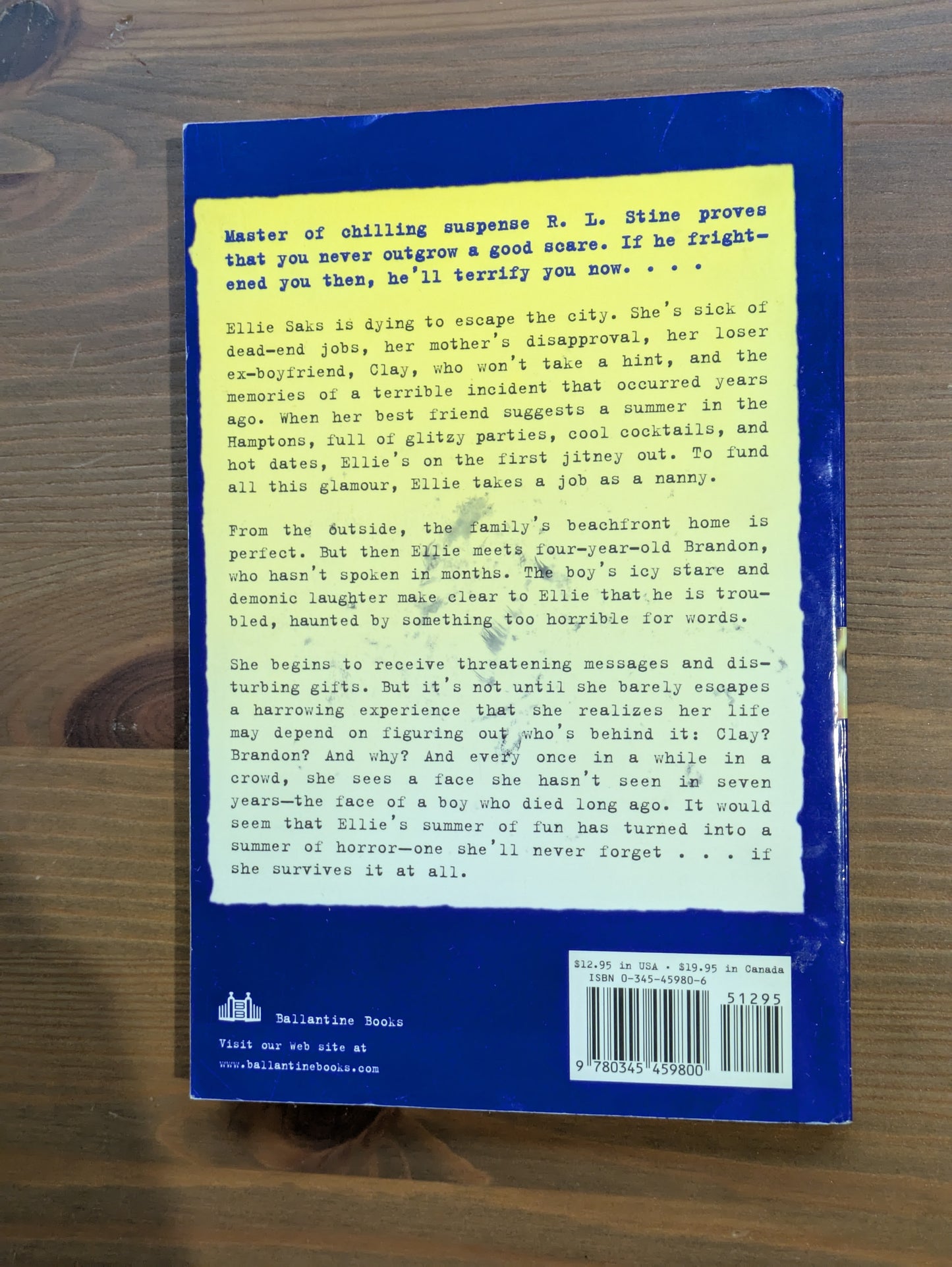 Sitter, The (Vintage Paperback) by R.L. Stine
