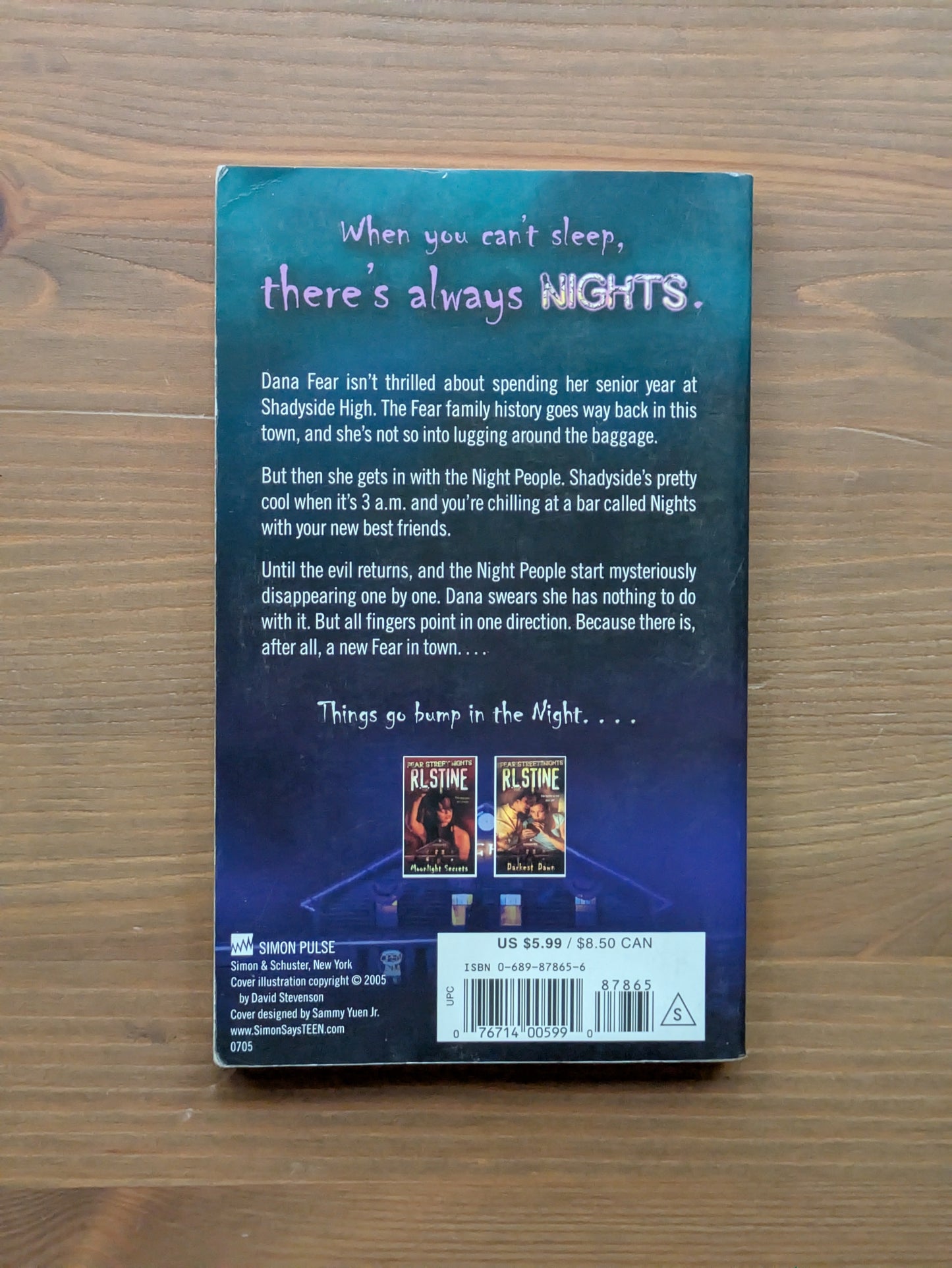 Midnight Games (Fear Street Nights #2) by R.L. Stine - Vintage Paperback