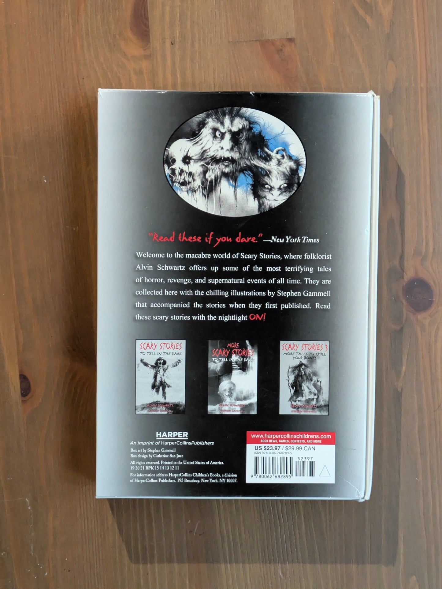 Scary Stories to Tell in the Dark (#1-3 Box Set) by Alvin Schwartz - Paperback