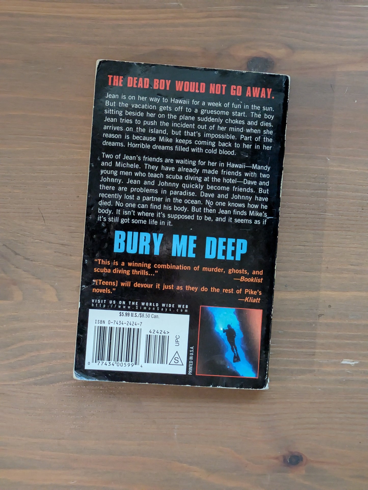 Bury Me Deep (Vintage Paperback) by Christopher Pike