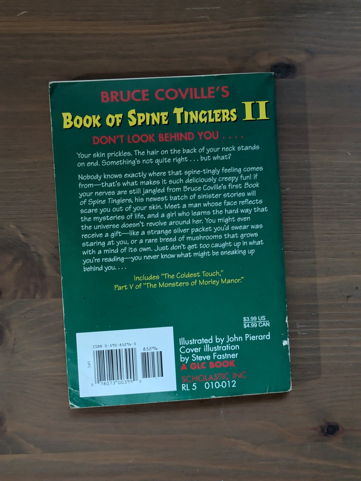 Bruce Coville's Book of Spine Tinglers II: More Tales to Make You Shiver (Vintage Paperback Anthology)
